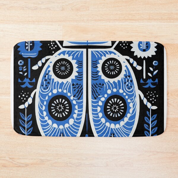 Item preview, Blue Floral Ladybug designed and sold by lautir.