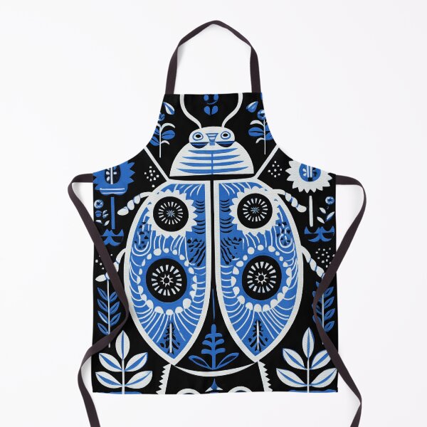 Item preview, Blue Floral Ladybug designed and sold by lautir.
