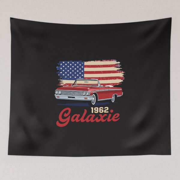 Item preview, Vintage 1962 Classic Car American Flag Retro Muscle Car Gift designed and sold by kiralynstration.
