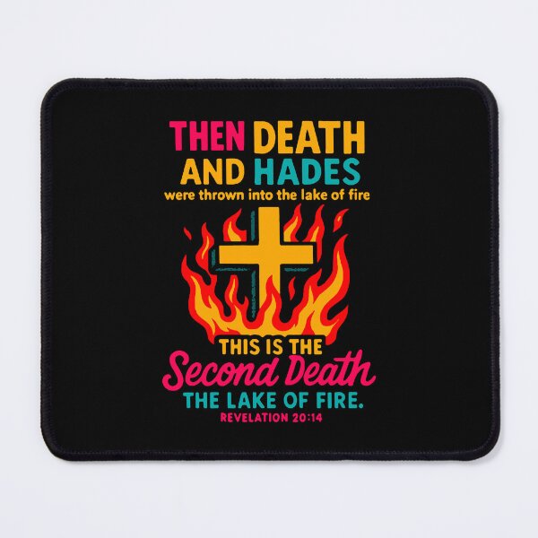 Item preview, Revelation 20:14 Death and Hades were thrown into the Lake of Fire designed and sold by plushism.