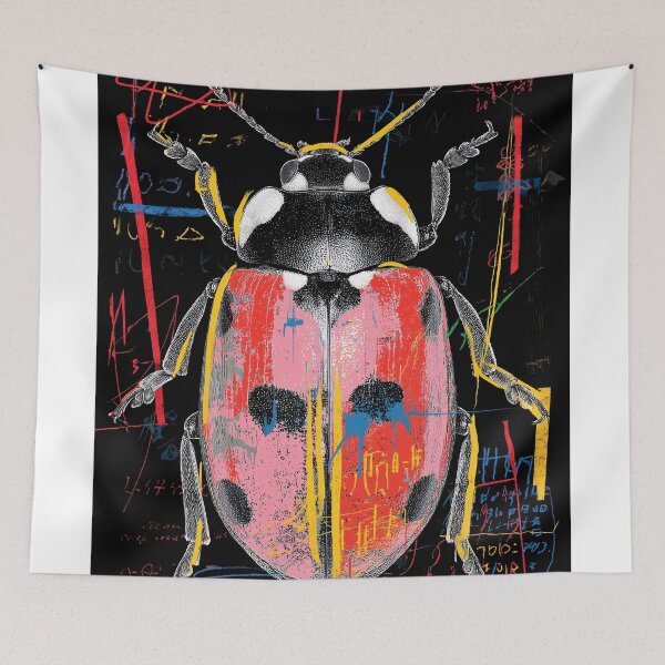 Item preview, Colorful ladybug on Abstract Background designed and sold by lautir.