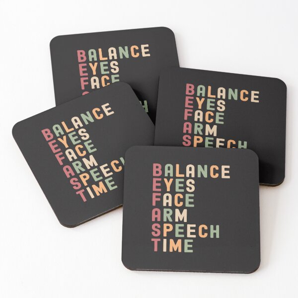 Item preview, Stroke Awareness BE FAST Acronym Neuro ICU Nurse Support Gift designed and sold by kiralynstration.
