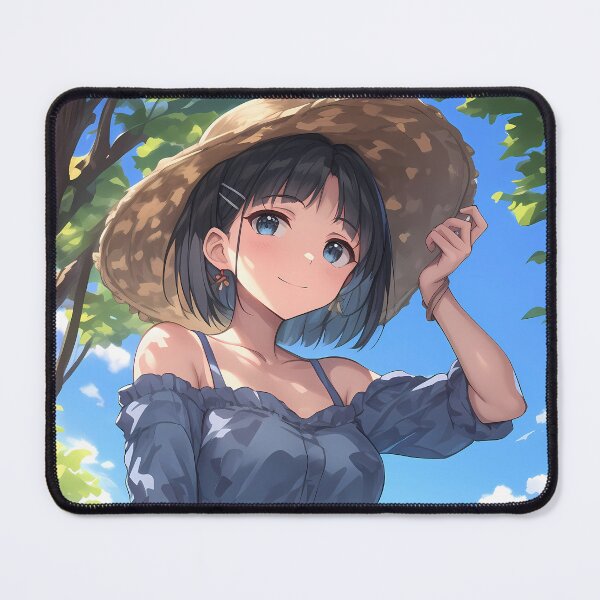 Item preview, Kirigaya Suguha Sword Art Online Summer Sun Hat Blue Sky Cute Smile designed and sold by PMartistStudio.
