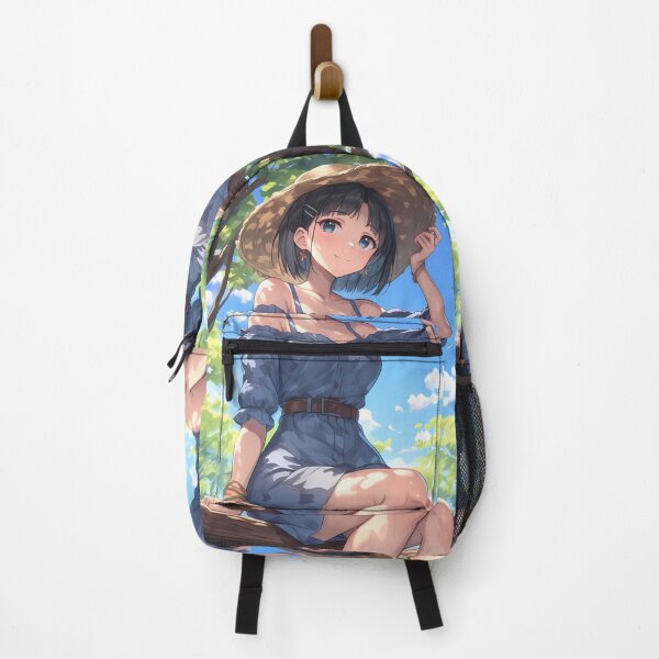 Item preview, Kirigaya Suguha Sword Art Online Summer Sun Hat Blue Sky Cute Smile designed and sold by PMartistStudio.