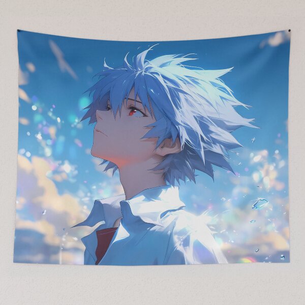 Item preview, Kaworu Nagisa Neon Genesis Evangelion Dreamy Sky Gaze designed and sold by PMartistStudio.