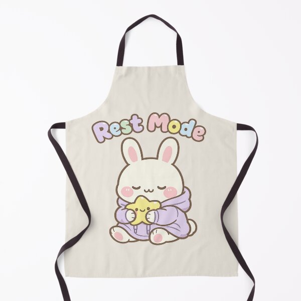 Item preview, Rest Mode Kawaii Bunny | Cute Pastel Hoodie Aesthetic Art designed and sold by PopCulturePixel.