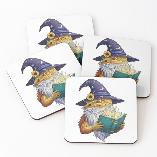 Item preview, Bearded Dragon Wizard Teal Spellbook Sunflower Pin designed and sold by pumsquare.