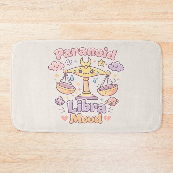 Item preview, Paranoid Libra Mood | Cute Pastel Zodiac Scales Aesthetic designed and sold by PopCulturePixel.