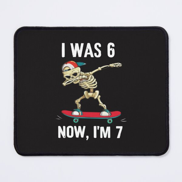 Item preview, I Was 6 Now Im 7 Funny 7th Birthday Boy Girl Kids Gift designed and sold by kiralynstration.
