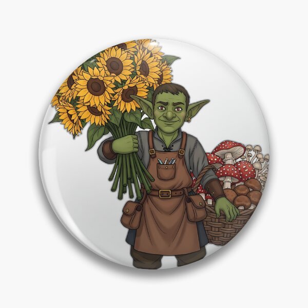 Item preview, Goblin Florist Sunflower Bundle Mushroom Basket designed and sold by pumsquare.