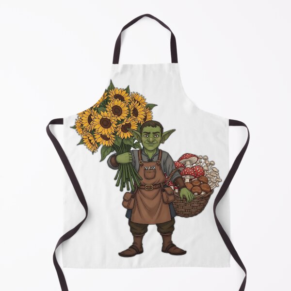 Item preview, Goblin Florist Sunflower Bundle Mushroom Basket designed and sold by pumsquare.