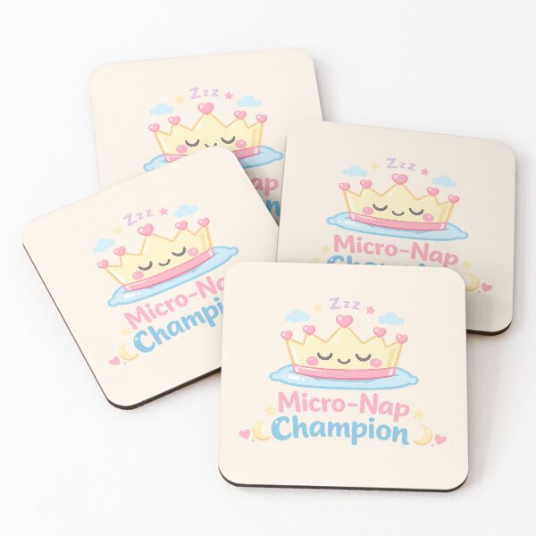 Item preview, Micro Nap Champion | Cute Sleepy Crown Kawaii Nap Lover Design designed and sold by PopCulturePixel.