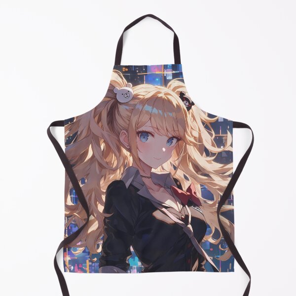 Item preview, Junko Enoshima Danganronpa Neon Queen With Twin Tails designed and sold by PMartistStudio.