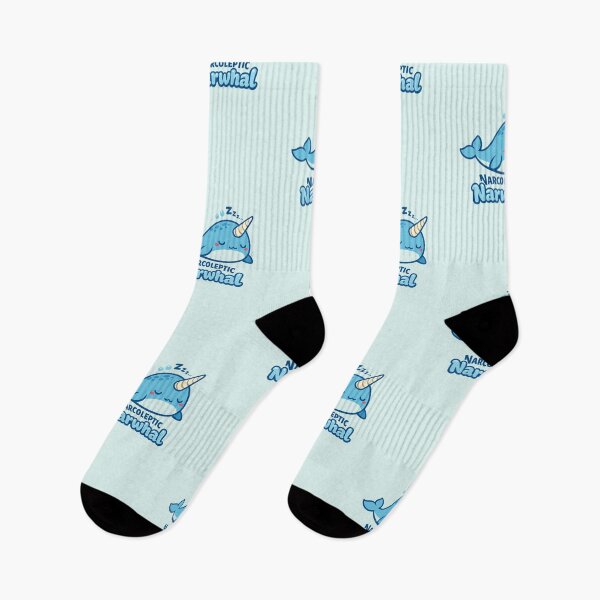 Item preview, Narcoleptic Narwhal | Sleepy Cute Kawaii Narwhal Pun Cartoon designed and sold by PopCulturePixel.