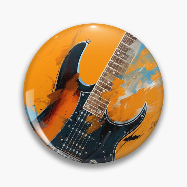 Item preview, a colorful electric guitar painting designed and sold by gut2000.
