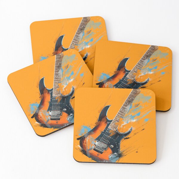 Item preview, a colorful electric guitar painting designed and sold by gut2000.