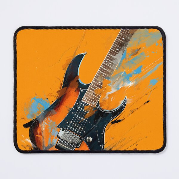 Item preview, a colorful electric guitar painting designed and sold by gut2000.