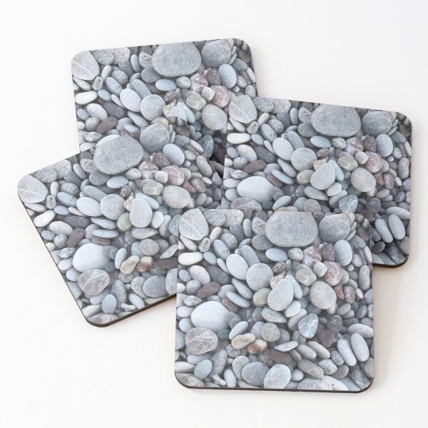 Item preview, Colorful Smooth Pebbles Beach Texture Greece designed and sold by T-C-P.