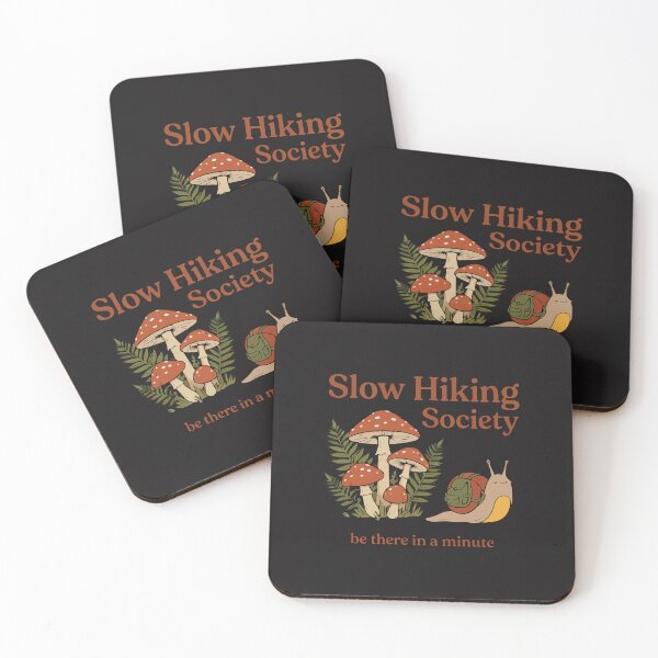 Item preview, Slow Hikers Society Funny Snail Hiking Cute Outdoor Gift designed and sold by kiralynstration.