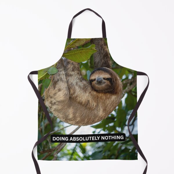 Item preview, Doing Absolutely Nothing Sloth Meme Funny Lazy Animal Sticker Relatable Humor Gift designed and sold by WildFrameNature.