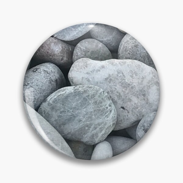Item preview, Gray Marble Pebbles Minimal Beach Texture designed and sold by T-C-P.