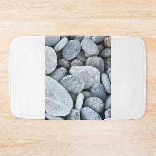 Item preview, Gray Marble Pebbles Minimal Beach Texture designed and sold by T-C-P.