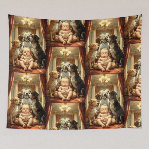 Item preview, The loyalty of a friend protects the baby. designed and sold by Whose-sweat.