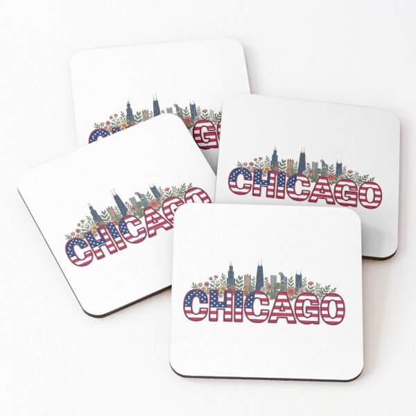 Item preview, Chicago Botanical Skyline Sticker Souvenir designed and sold by Imaginarium of Chaos falcon88 .