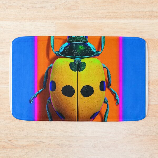 Item preview, Colorful Ladybug on Neon Background designed and sold by lautir.