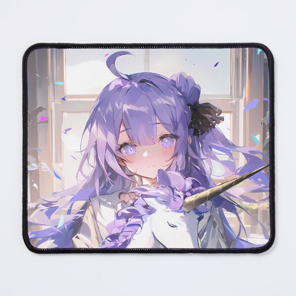 Item preview, Unicorn Azur Lane Cute Purple Hair Unicorn Hug Pastel Cozy Scene designed and sold by PMartistStudio.