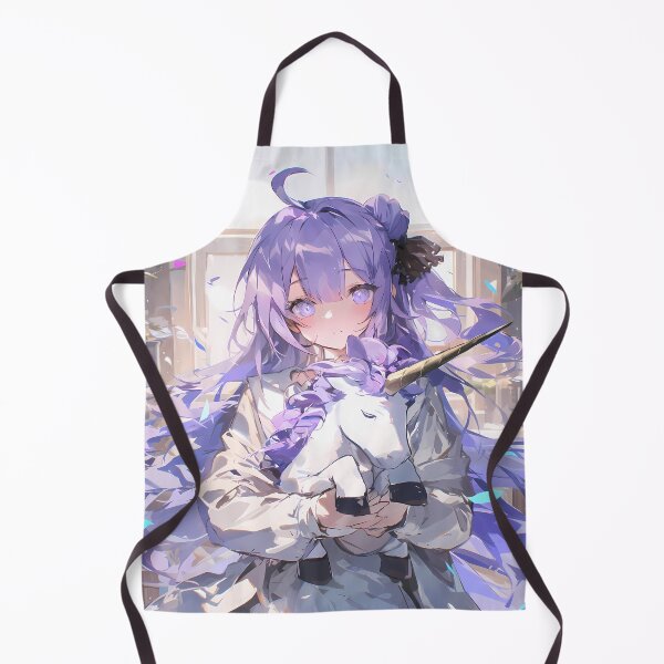 Item preview, Unicorn Azur Lane Cute Purple Hair Unicorn Hug Pastel Cozy Scene designed and sold by PMartistStudio.