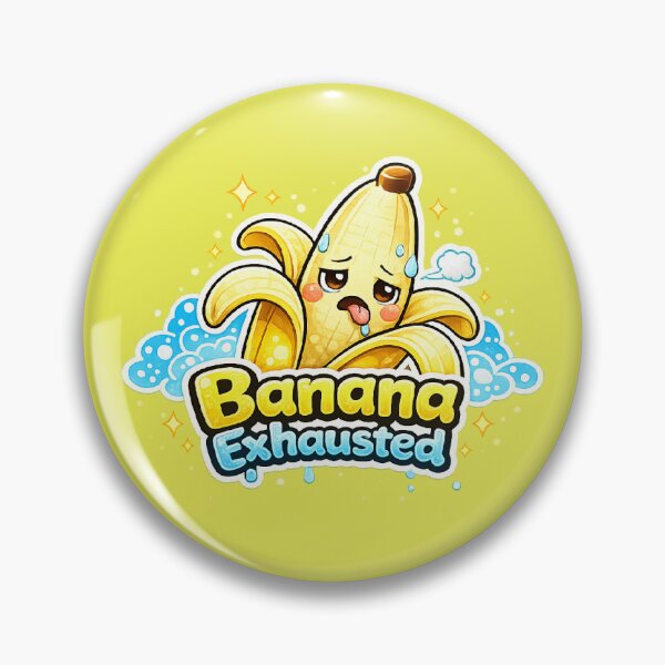 Item preview, Kawaii Exhausted Banana | Exhausted Funny Banana Cute Design designed and sold by apanoracar.