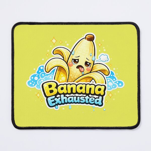 Artikelvorschau, Kawaii Erschöpfte Banane | Lustiges Design einer erschöpften Banane entworfen und verkauft von apanoracar.