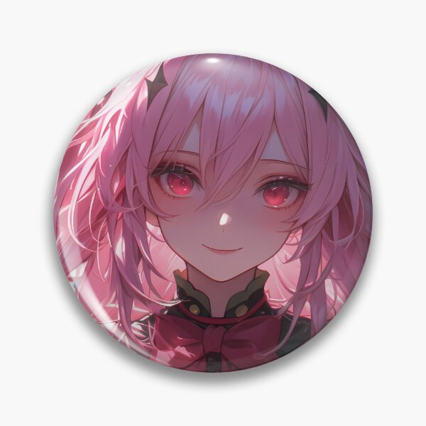 Item preview, Krul Tepes Seraph Of The End Pink Hair Gothic Petal Sparkle designed and sold by PMartistStudio.