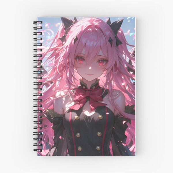 Item preview, Krul Tepes Seraph Of The End Pink Hair Gothic Petal Sparkle designed and sold by PMartistStudio.