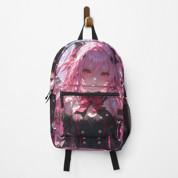 Item preview, Krul Tepes Seraph Of The End Pink Hair Gothic Petal Sparkle designed and sold by PMartistStudio.