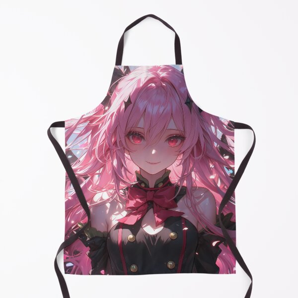 Item preview, Krul Tepes Seraph Of The End Pink Hair Gothic Petal Sparkle designed and sold by PMartistStudio.