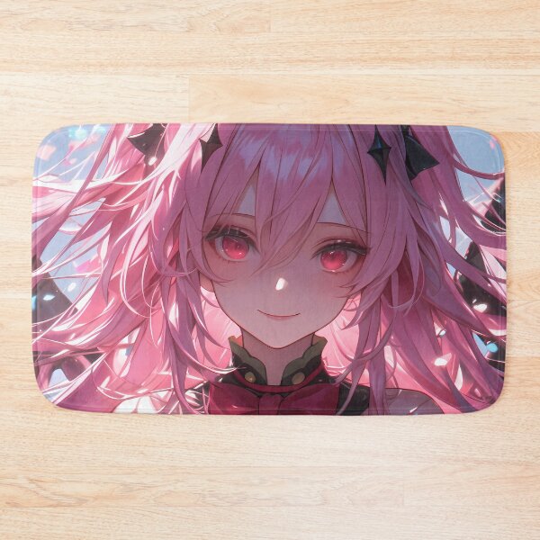 Item preview, Krul Tepes Seraph Of The End Pink Hair Gothic Petal Sparkle designed and sold by PMartistStudio.