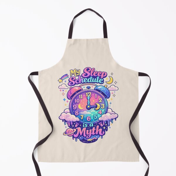 Item preview, My Sleep Schedule is a Myth | Dreamy Surreal Check Funny Sleep Meme designed and sold by PopCulturePixel.