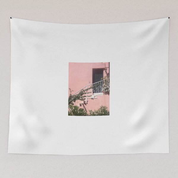 Item preview, Pink House Staircase Corfu Greek Architecture designed and sold by T-C-P.