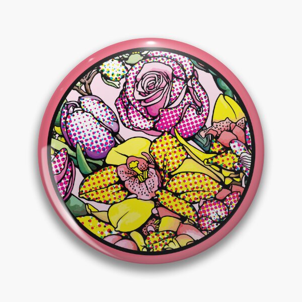 Item preview, Pop Art and Op Art of Blooms designed and sold by cremedecolor.