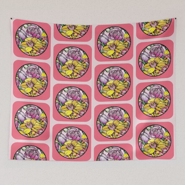 Item preview, Pop Art and Op Art of Blooms designed and sold by cremedecolor.