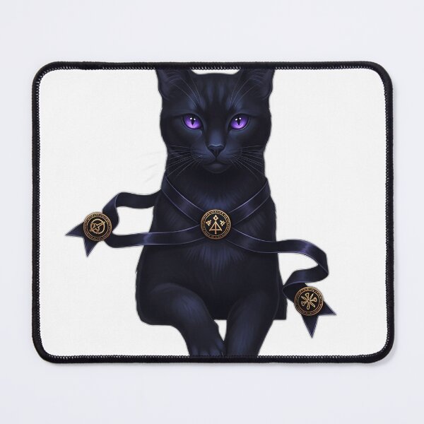 Item preview, Oracle Black Cat Velvet Tarot Ribbon designed and sold by IllumeInk.