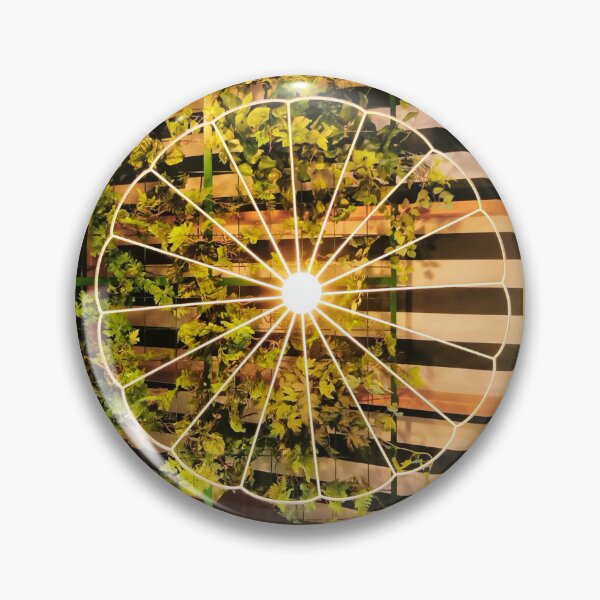 Item preview, Geometric Golden Flower Lamp From Below Perspective designed and sold by Kainicram.