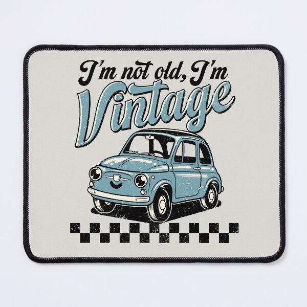 Item preview, Cinquecento - I'm Not Old Just Vintage - Classic Italian Car designed and sold by NemiMakeit.