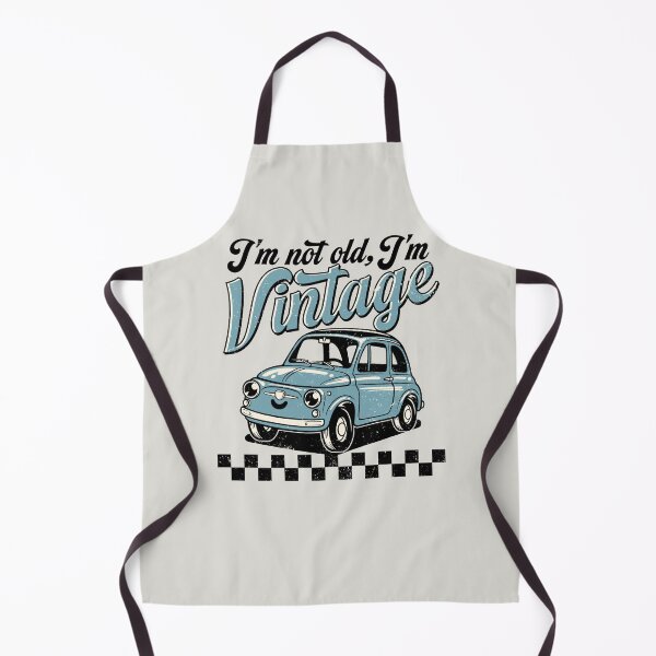 Item preview, Cinquecento - I'm Not Old Just Vintage - Classic Italian Car designed and sold by NemiMakeit.