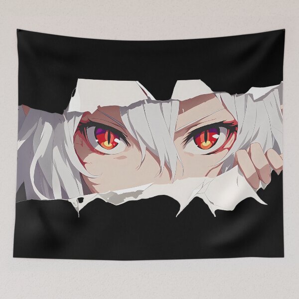 Item preview, Ferid Bathory Seraph Of The End Red Eyes Torn Paper Close Up designed and sold by PMartistStudio.