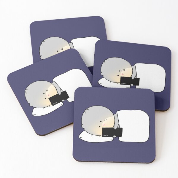 Item preview, Relatable Introvert Cat Watching Smartphone in Bed designed and sold by ubborn.