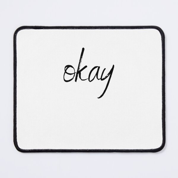 Item preview, Okay Minimal Handwritten Typography Aesthetic Design designed and sold by onubi.