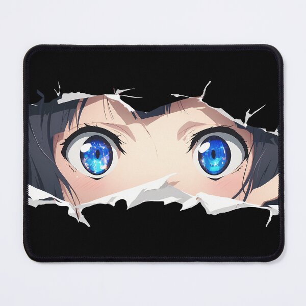 Item preview, Hestia Danmachi Big Blue Eyes Torn Paper Peek Close Up designed and sold by PMartistStudio.